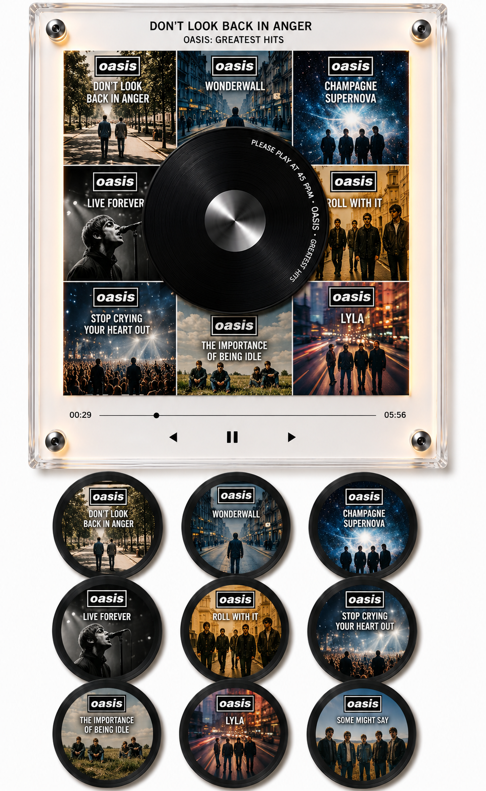 Oasis Magnetic Vinyl Set