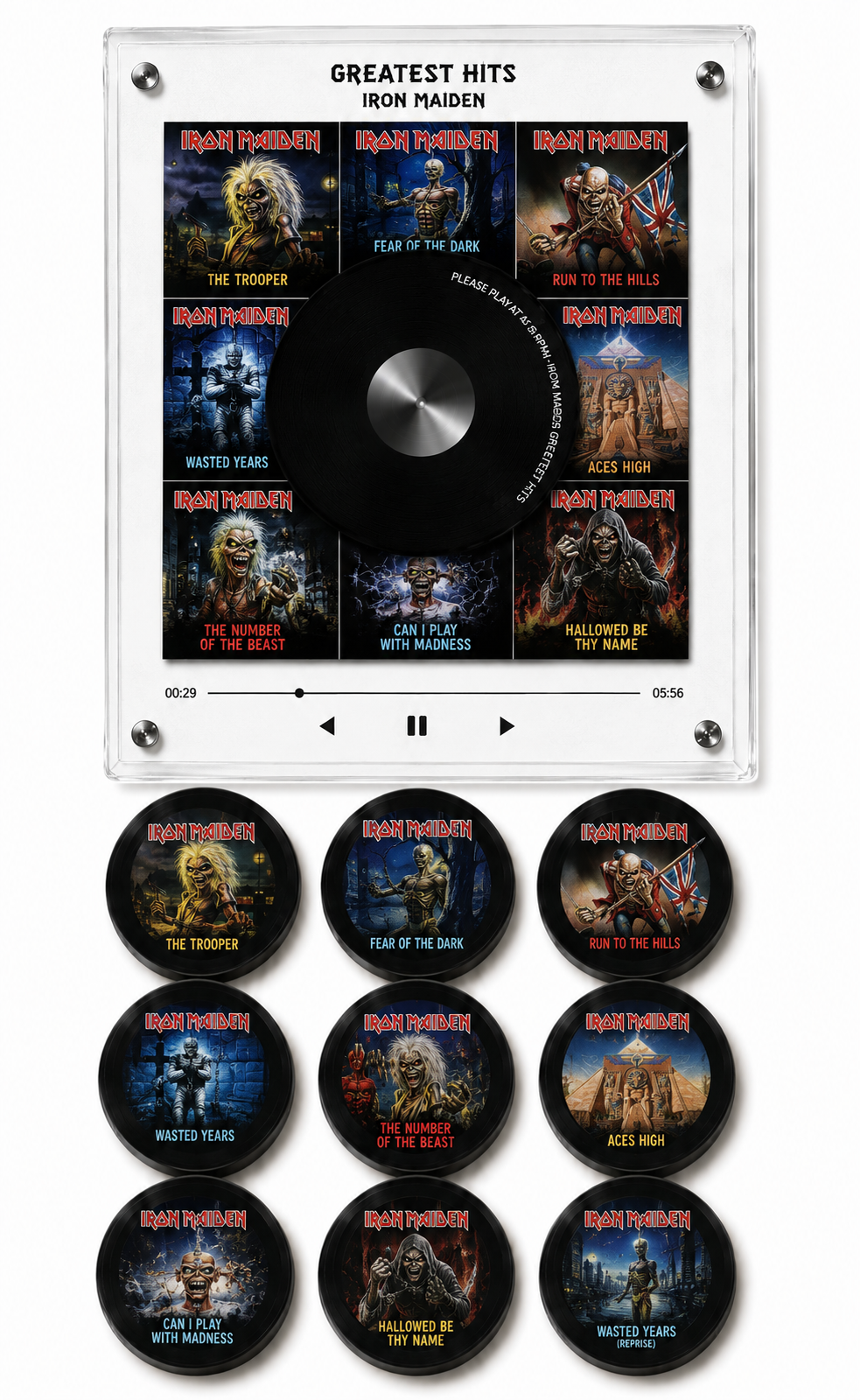 Iron Maiden Magnetic Vinyl Set