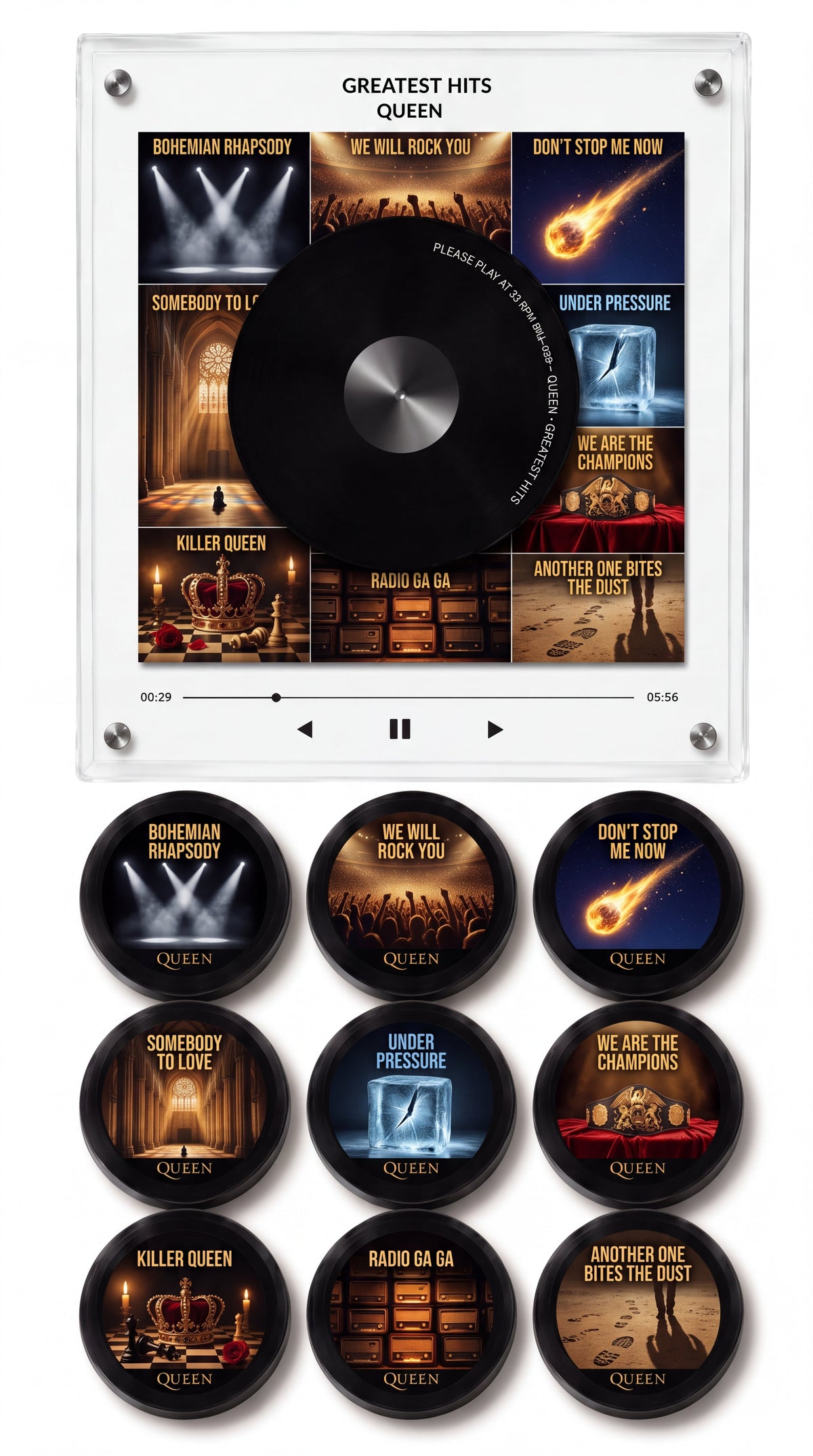 Queen Magnetic Vinyl Set