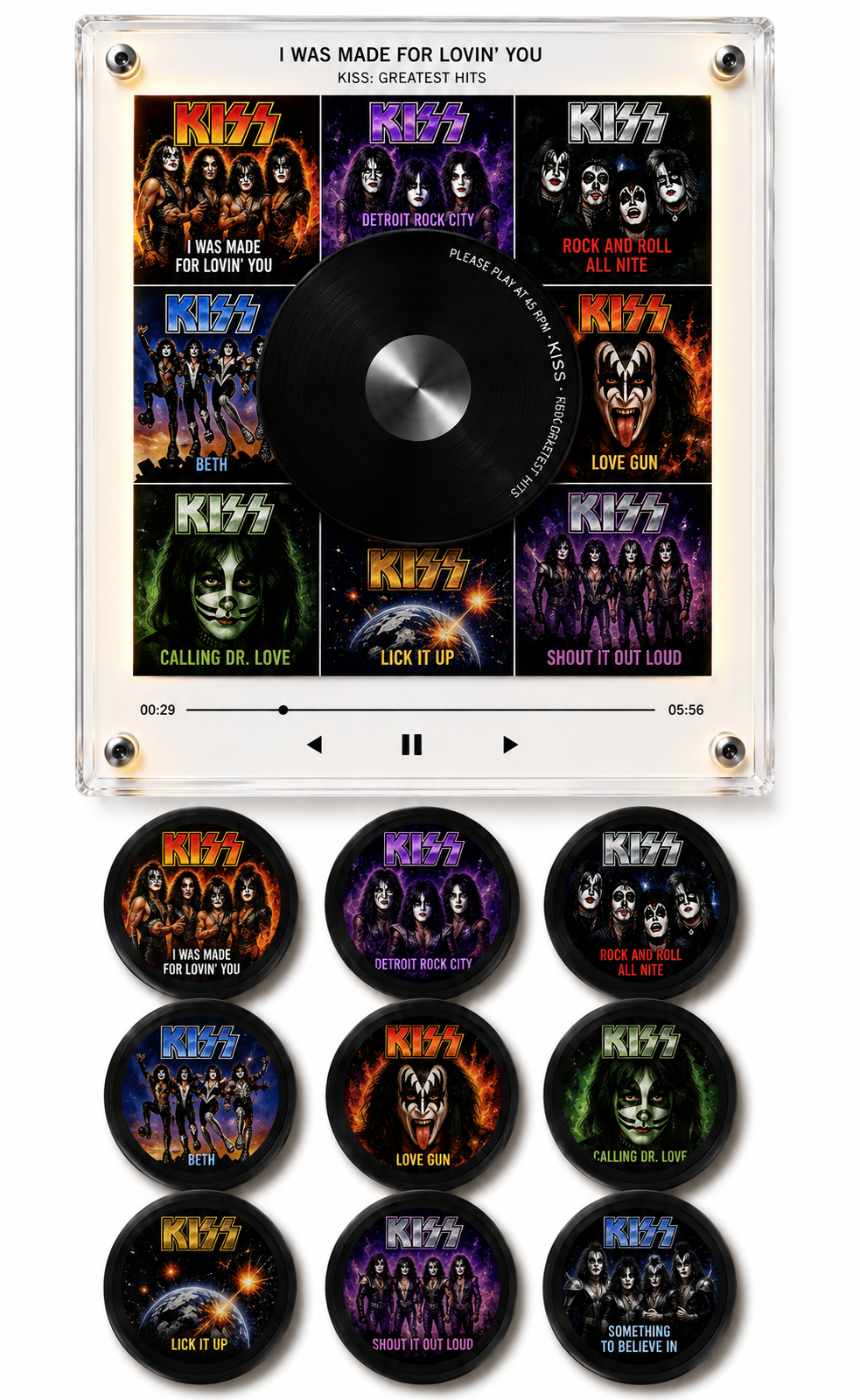 Kiss Magnetic Vinyl Set