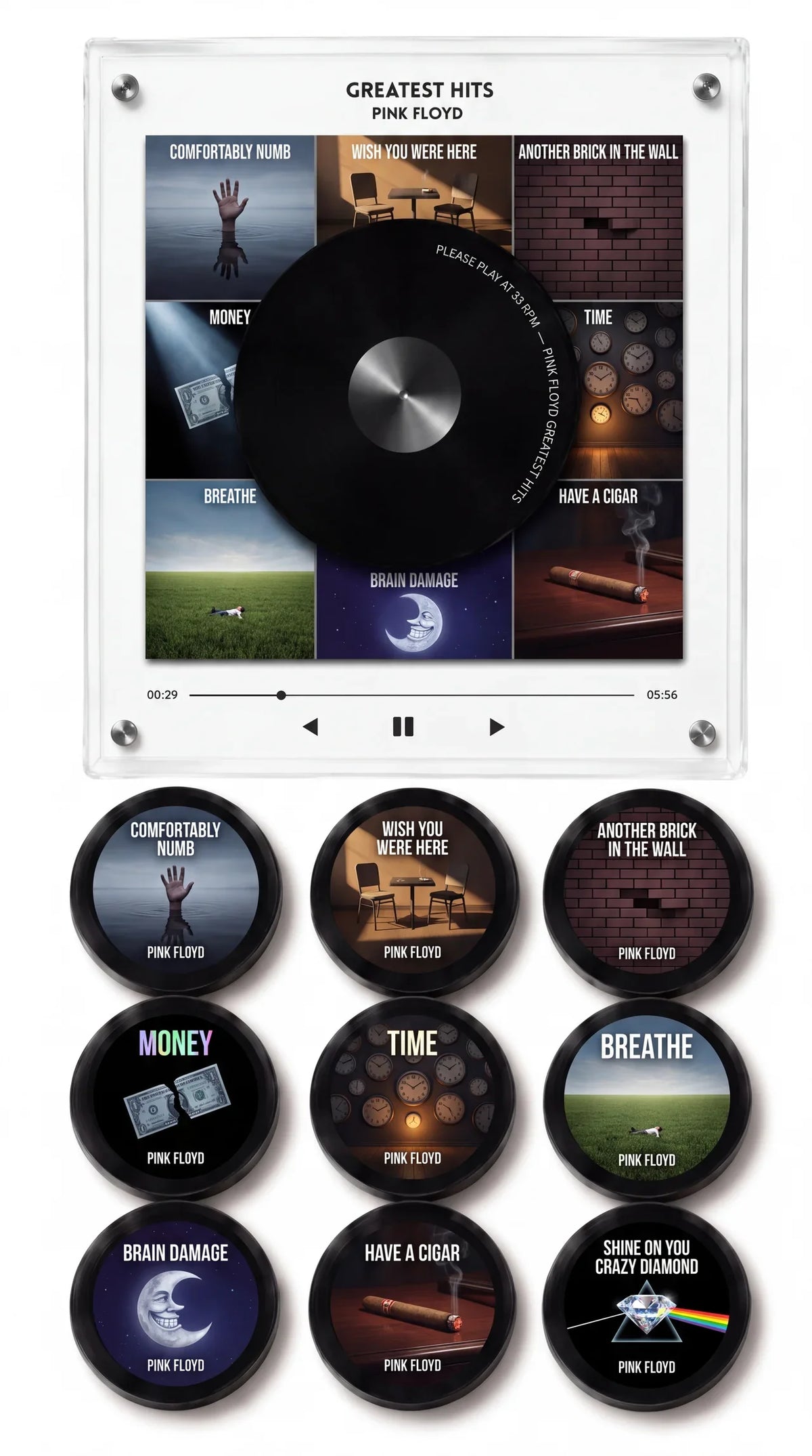 Pink Floyd Magnetic Vinyl Set